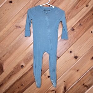 Free Birdees 6-12 Month Mint Green Bamboo Zippy